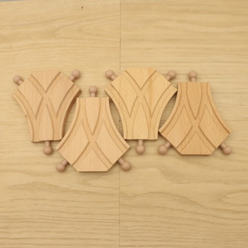 Wooden train track - wooden, way