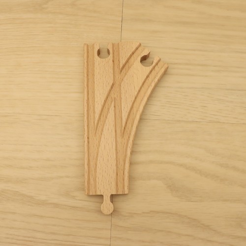 Wooden train track - train,