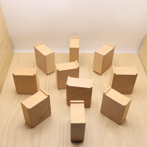 Wooden train track ascending - wooden,