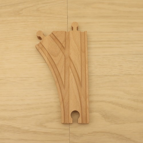 Wooden train track curved - wooden,