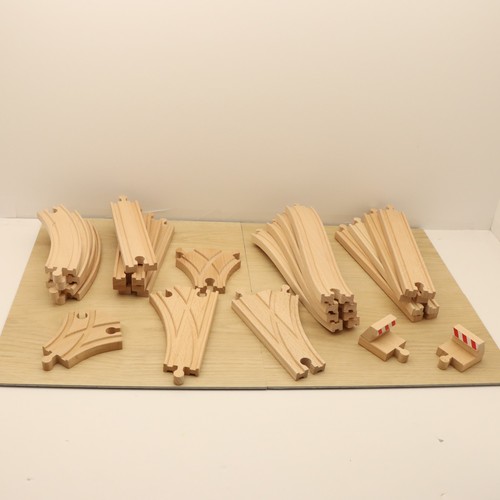 Wooden train track - track, 22