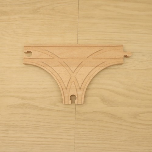 Wooden train track way - wooden, 3