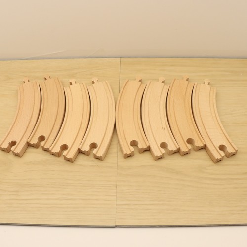 Wooden train track - train, large