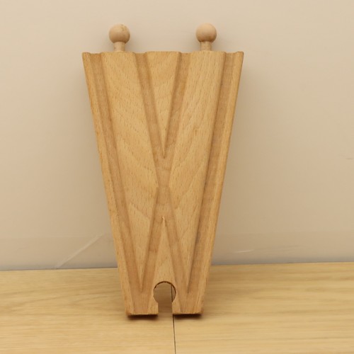 Wooden train track junction - track, y